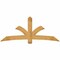 Ekena Millwork Davenport Rough Sawn Timber Gable Bracket, Western Red Cedar, 84"W x 35"H x 2"D x 6"F, 10/12 Pitch GBW084X35X0206DAV00RWR - alternate 1